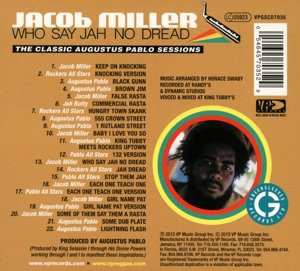 CD Jacob Miller: Who Say Jah No Dread (The Classic Augustus Pablo Sessions)