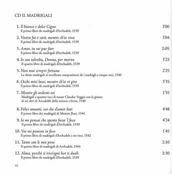 3CD/Set di cofanetti Cappella Mediterranea: Motetti - Madrigali - Chansons