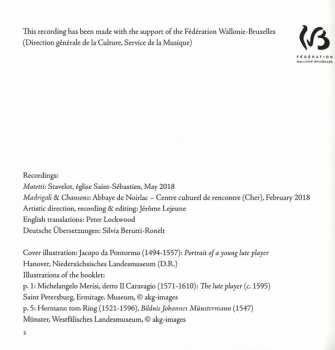 3CD/Set di cofanetti Cappella Mediterranea: Motetti - Madrigali - Chansons