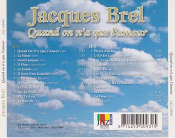 2CD Jacques Brel: Quand On N'A Que L'Amour