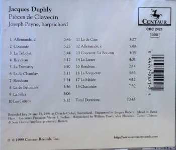 CD Joseph Payne: Pièces De Clavecin