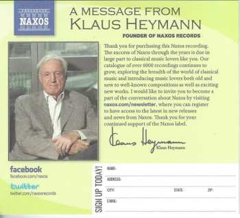 CD Colin Carr: Complete Chamber Works For Strings: String Quartets Nos. 1 And 2 • Sérénade • Sextet