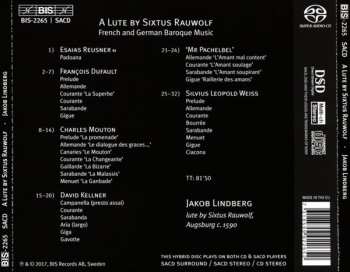 SACD Jakob Lindberg: A Lute By Sixtus Rauwolf - French And German Baroque Music