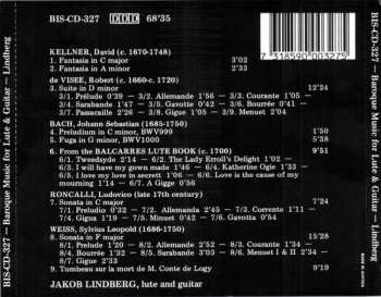 CD Jakob Lindberg: Baroque Music For Lute & Guitar