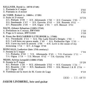 CD Jakob Lindberg: Baroque Music For Lute & Guitar