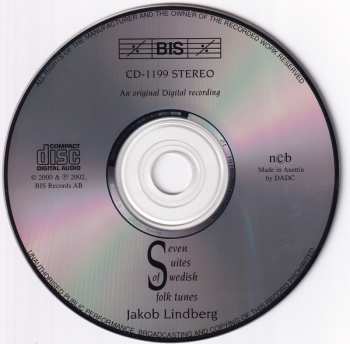 CD Jakob Lindberg: Seven Suites Of Swedish Folk Tunes