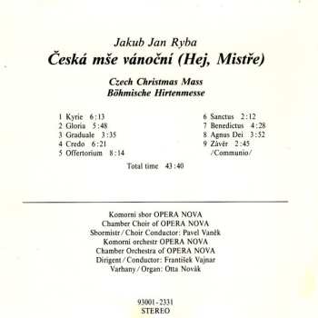 CD Jakub Jan Ryba: Česká Mše Vánoční