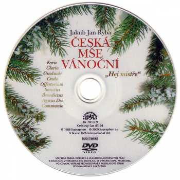 DVD Jakub Jan Ryba: Česká Mše Vánoční „Hej Mistře“
