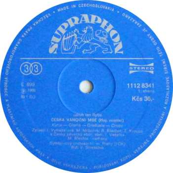 LP Jakub Jan Ryba: Česká Mše Vánoční