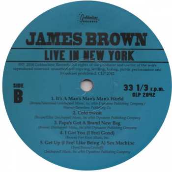 LP James Brown: Live in New York