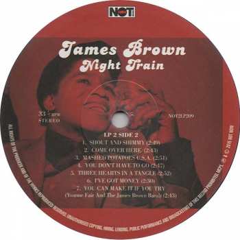 2LP James Brown: Night Train - The King Singles 1960-1962