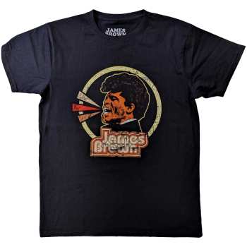Merce James Brown: James Brown Unisex T-shirt: Circle & Logo (small) S