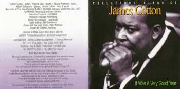 CD James Cotton: It Was A Very Good Year
