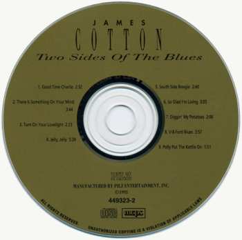 CD James Cotton: Two Sides Of The Blues