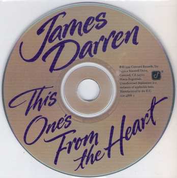 CD James Darren: This One's From The Heart