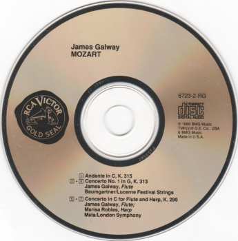 CD Wolfgang Amadeus Mozart: Andante In C / Concerto In G / Concerto For Flute And Harp