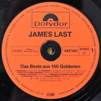 2LP James Last: Das Beste Aus 150 Goldenen