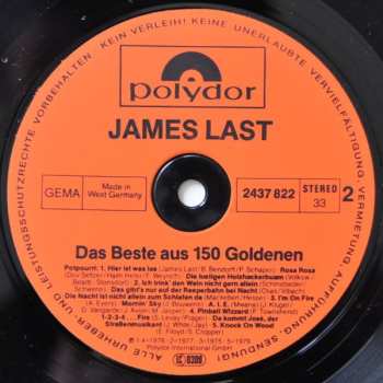 2LP James Last: Das Beste Aus 150 Goldenen