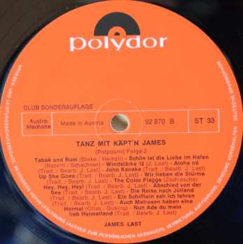 LP James Last: Tanz Mit Käpt'n James