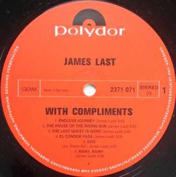 LP James Last: With Compliments