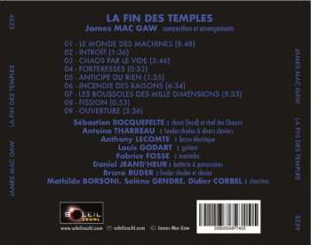 CD James Mac Gaw: La Fin Des Temples