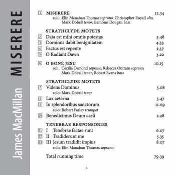 CD The Sixteen: Miserere