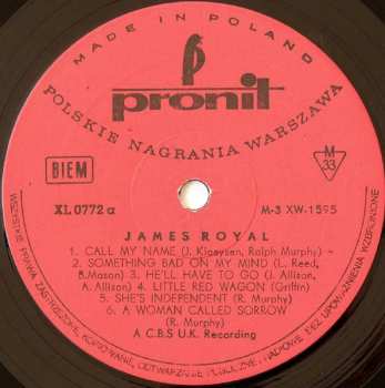 LP James Royal: James Royal