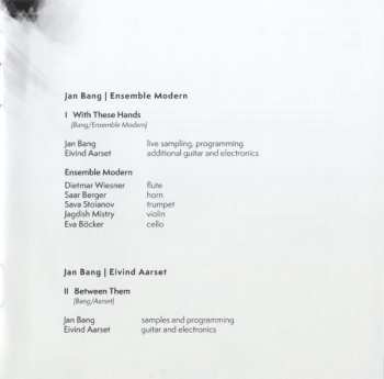 CD Jan Bang: With These Hands
