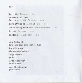 3CD/Set di cofanetti Jan Garbarek: Dansere