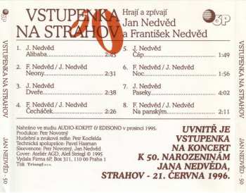 CD Jan Nedvěd: Vstupenka Na Strahov