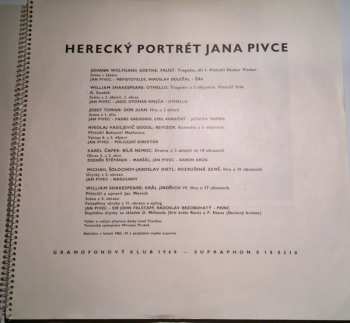 LP Jan Pivec: Herecký Portrét J. Pivce