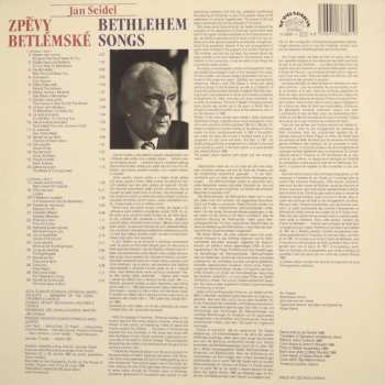 LP Jan Seidel: Zpěvy Betlémské (Bethlehem Songs)