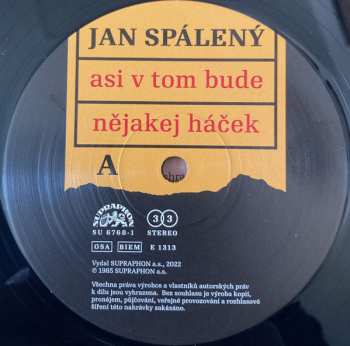 LP Jan Spálený: Asi V Tom Bude Nějakej Háček