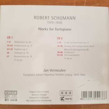 2CD Robert Schumann: Works for Fortepiano DIGI