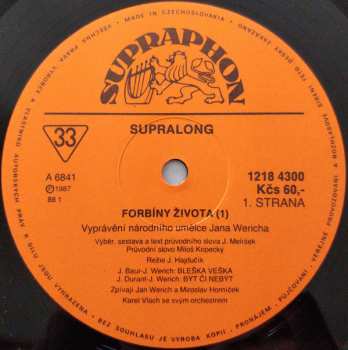 LP Jan Werich: Forbíny Života (1)