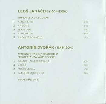 CD Antonín Dvořák: Sinfonietta, Symphony "From The New World"