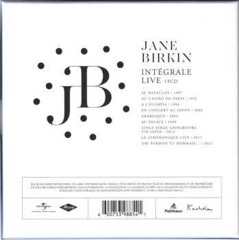 15CD/Set di cofanetti Jane Birkin: Intégrale Live