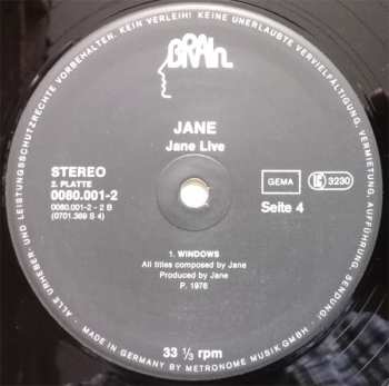 2LP Jane: Jane Live
