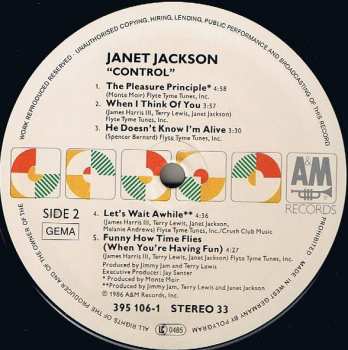 LP Janet Jackson: Control