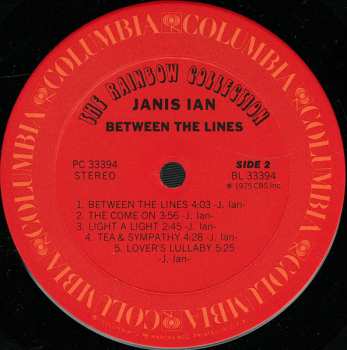 LP Janis Ian: Between The Lines