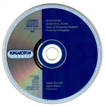 CD Anikó Horváth: Music For Hungarian Parlours: Works For Fortepiano