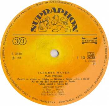 LP Jaromír Mayer: Máš Přítele