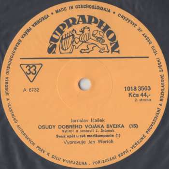 LP Jaroslav Hašek: Osudy Dobrého Vojáka Švejka 15
