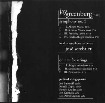 SACD The London Symphony Orchestra: Symphony #5 / Quintet For Strings