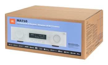 Audiotechnica JBL MA710 - Av Zesilovač 7.2, 110 W, 8k, Wi-fi, Bluetooth, Dolby Atmos + Vision - Bílý