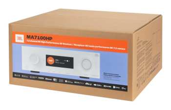 Audiotechnica JBL MA7100HP - AV receiver 7.2, 125 W, 8K, Wi-Fi, Bluetooth, Dolby Atmos + Vision - Bílá