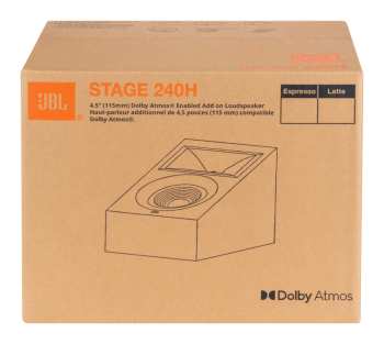 Audiotechnica JBL Stage 240H - 2-pásmové Dolby Atmos Modulové Reprosoustavy, 4,5" - černá