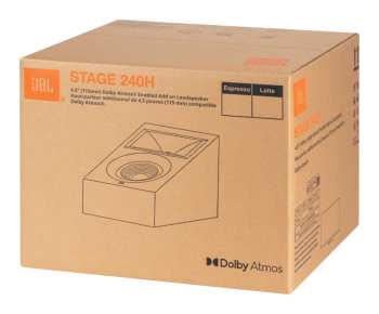 Audiotechnica JBL Stage 240H - 2-pásmové Dolby Atmos Modulové Reprosoustavy, 4,5" - černá