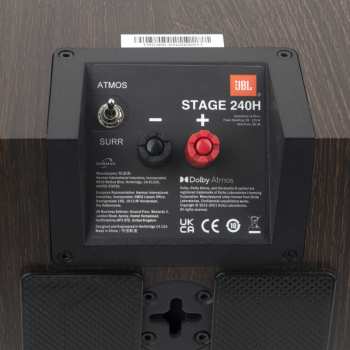 Audiotechnica JBL Stage 240H - 2-pásmové Dolby Atmos Modulové Reprosoustavy, 4,5" - černá