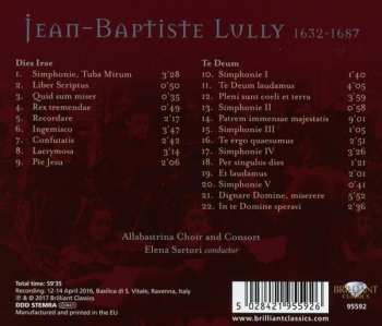 CD Jean-Baptiste Lully: Dies Irae; Te Deum